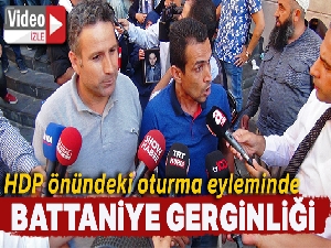 HDP il binası battaniye gerginliği ortalığı karıştırdı