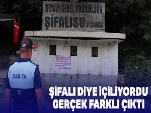 Düzce'de "şifalı" olarak bilinen su çeşmesi mühürlendi