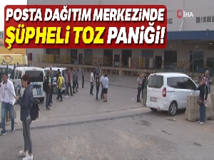 Tuzla'da Anadolu Yakası posta dağıtım merkezinde şüpheli toz paniği