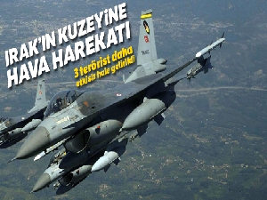 Irak'ın kuzeyine hava harekatı! 3 terörist daha etkisiz hale getirildi