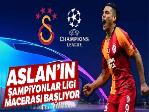 Galatasaray'ın Şampiyonlar Ligi macerası başlıyor