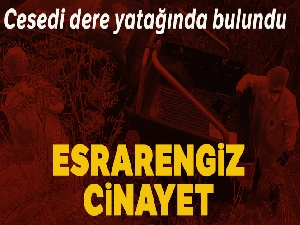 Hatay'da esrarengiz cinayet