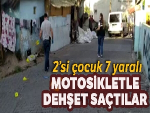 Gaziosmanpaşa'da motosikletli ve silahlı 2 saldırgan dehşet saçtı