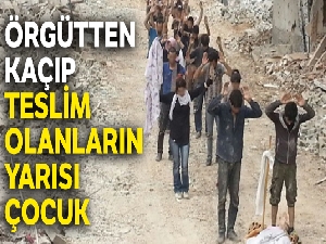 Örgütten kaçıp teslim olanların yarısı çocuk