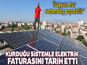 Evinin çatısında ürettiği elektriği dağıtım şirketlerine satıyor