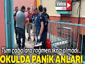 Okulda panik anları