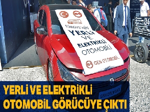 Yerli ve elektrikli otomobil TEKNOFEST'te görücüye çıktı