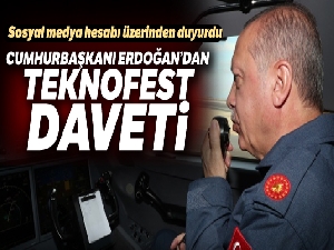 Cumhurbaşkanı Erdoğan: 'Yarın Teknofest'te olacağım'