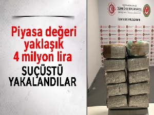 İstanbul Havalimanı'nda piyasa değeri yaklaşık 4 milyon lira olan 13 kilo kokain ele geçirildi