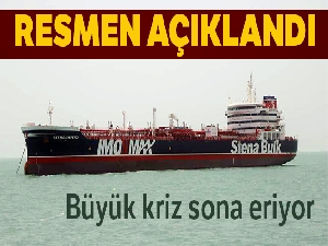 İran, İngiltere'ye ait petrol tankerini serbest bırakıyor