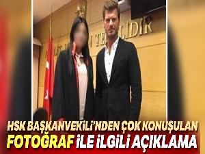 HSK Başkanvekili ve 2. Daire Başkanı Mehmet Yılmaz'dan Tatlıtuğ ile bir hakimin fotoğrafına açıklama
