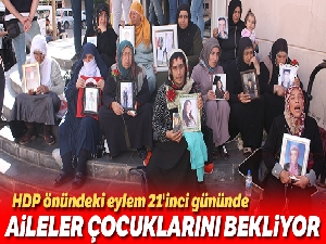 HDP önündeki eylem 21'inci gününde