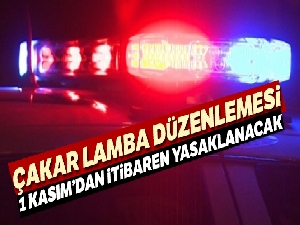 'Çakar lamba' düzenlemesi: 1 Kasım'dan itibaren yasaklanacak