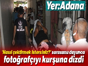 Vesikalık çektirmeye geldiği fotoğrafçıyı vurdu