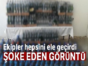 Evden çıkan bin 597 litre kaçak içki şok etti