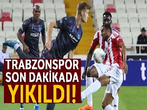 Trabzonspor son dakikada yıkıldı! (Sivasspor 2-1 Trabzonspor)