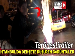 İstanbul'da asker uğurlama eğlencelerinde dehşete düşüren görüntüler kamerada