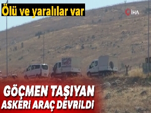Kaçak göçmenleri taşıyan askeri araç devrildi: 6 ölü, 27 yaralı