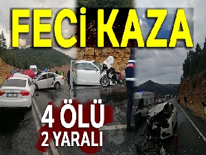 Antalya'da katliam gibi kaza: 4 ölü, 2 yaralı