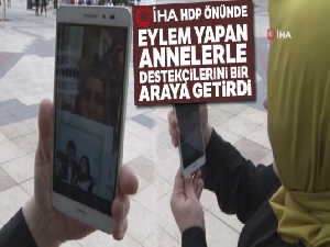 İHA, HDP önünde eylem yapan annelerle destekçilerini bir araya getirdi