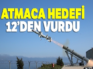 ATMACA füzesinden tam isabet