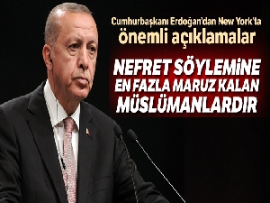 Cumhurbaşkanı Erdoğan: 'Nefret söylemine en fazla maruz kalanlar Müslümanlardır'