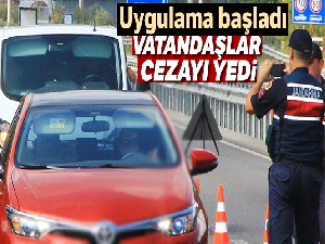 ‘Dumansız araç' uygulamasında ilginç görüntüler