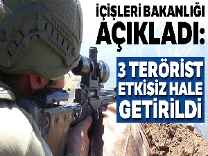 Diyarbakır'da çatışmada 3 terörist etkisiz hale getirildi