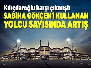 Sabiha Gökçen'i kullanan yolcu sayısında artış