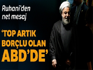 İran Cumhurbaşkanı Ruhani: 'Artık top ABD'de'