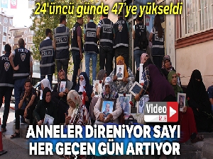 HDP önünde eylem yapan aile sayısı 24'üncü günde 47'ye yükseldi