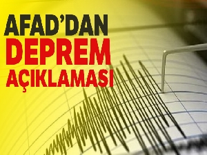 AFAD'dan İstanbul Silivri açıklarındaki 5.8 büyüklüğündeki depremin açıklaması