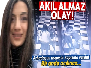 Arkadaşının ittiği üniversiteli genç kız asansör boşluğuna düştü