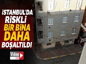 Pendik'te deprem nedeniyle bir binada çatlaklar oluştu, bina tahliye edildi