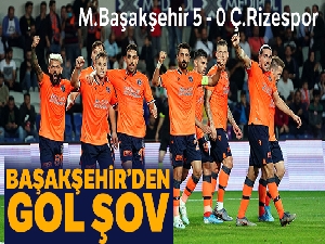 Süper Lig: Medipol Başakşehir: 5 - Çaykur Rizespor: 0