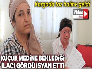 Balık pulu hastası Medine, dört gözle beklediği ilacı gördü, isyan etti