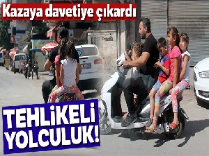 Elektrikli bisiklette tehlikeli yolculuk