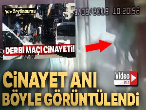 Zeytinburnu'nda cinayet anı kamerada