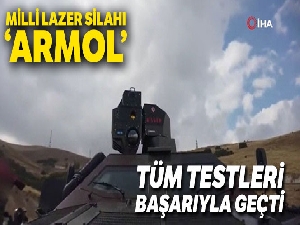 TSK envanterine milli lazer silahı ARMOL da katıldı