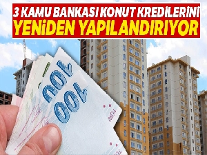 Kamu bankaları konut kredilerini yapılandıracak