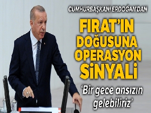 Cumhurbaşkanı Erdoğan, 'Bir gece ansızın gelebiliriz'