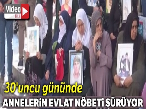 Annelerin HDP önündeki evlat nöbeti 30'uncu gününde