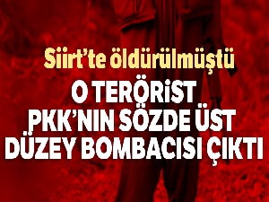 Siirt'te öldürülen teröristin, PKK'nın sözde üst düzey bombacısı olduğu belirlendi