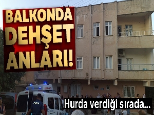 Balkondan hurda verirken akıma kapılan kadın hayatını kaybetti