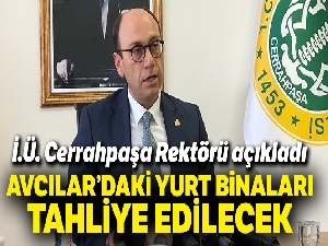 Cerrahpaşa Rektörü Prof. Dr. Nuri Aydın, "İki fakültemizde eğitim öğretim faaliyetlere ara verildi"
