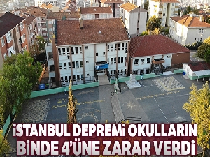 İstanbul depremi, okulların binde 4'üne zarar verdi
