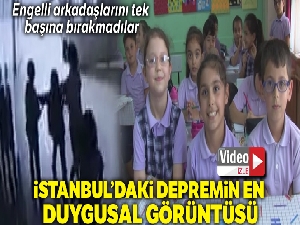 İstanbul'daki depremin en duygusal görüntüsü