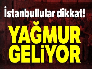 İstanbul serin ve yağışlı havanın etkisine girecek