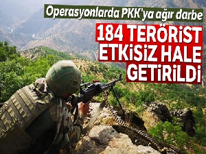 İçişleri Bakan Yardımcısı Çataklı: 'Eylül ayında 184 terörist etkisiz hale getirildi'