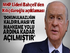 MHP Lideri Bahçeli'den Kılıçdaroğlu açıklaması